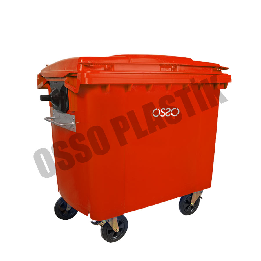 OSSO 660 Litre Plastik Çöp Konteyneri